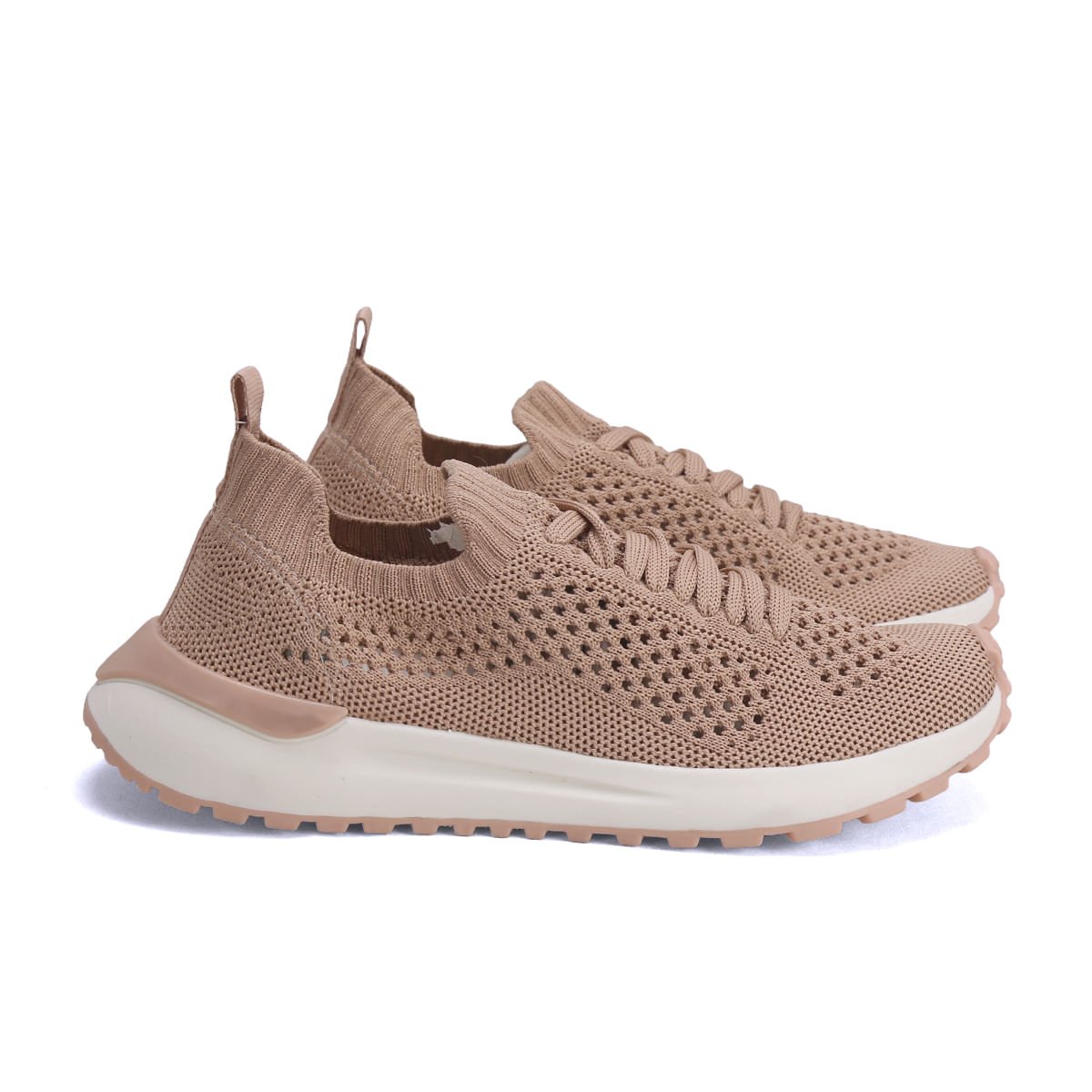 Tênis Meia com Trama Furadinha Respirável Ana Mello