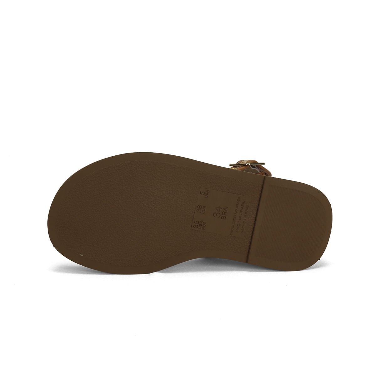 Flatform de dedo juta creme com caramelo Bege 5