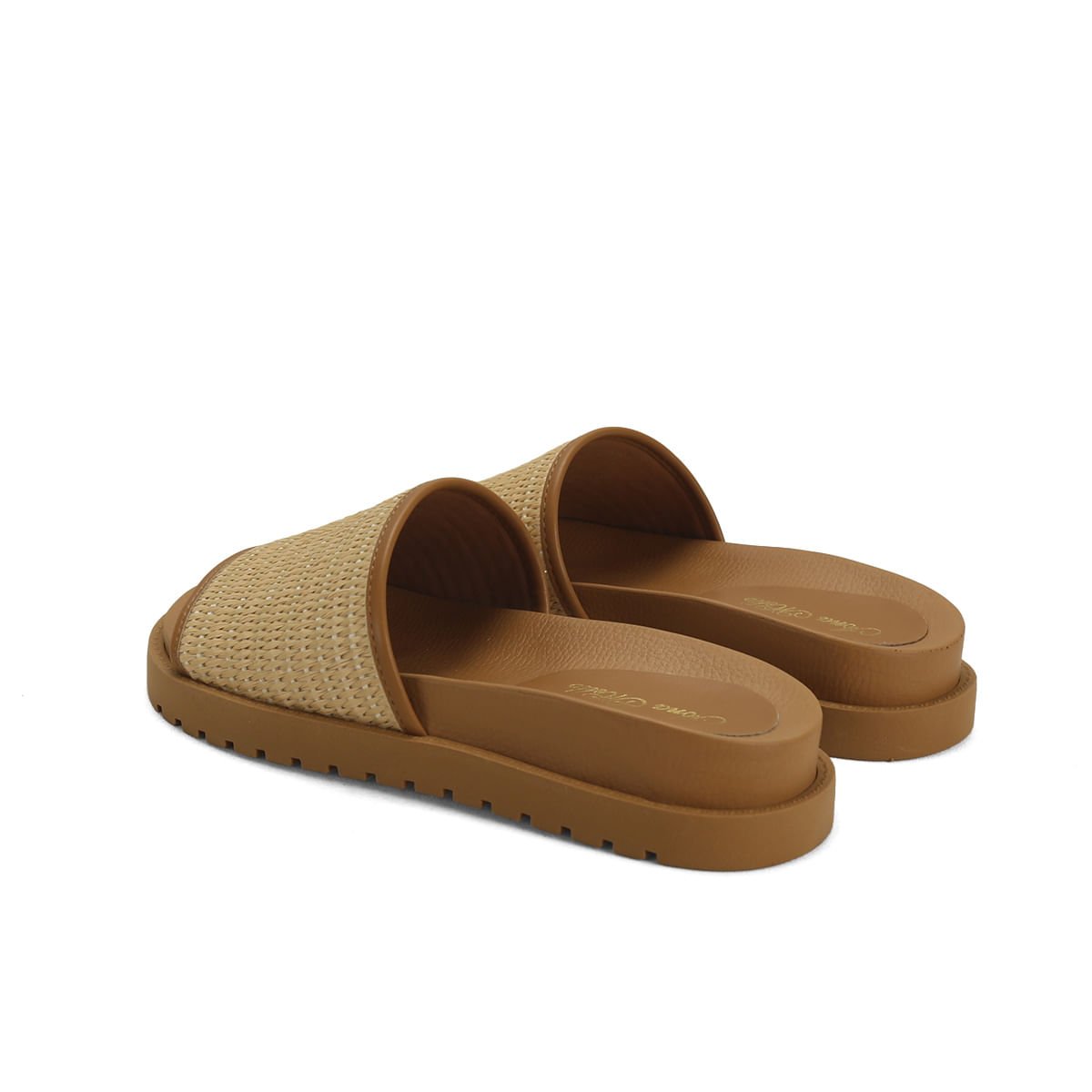 Papete slide palha com caramelo Marrom 3