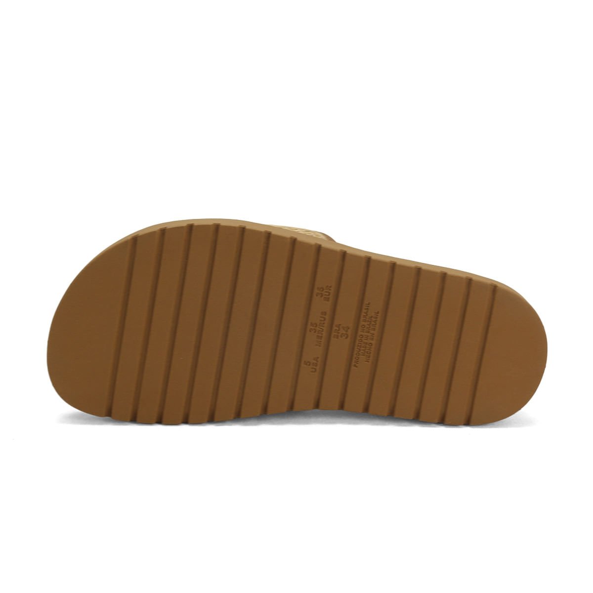 Papete slide palha com caramelo Marrom 5