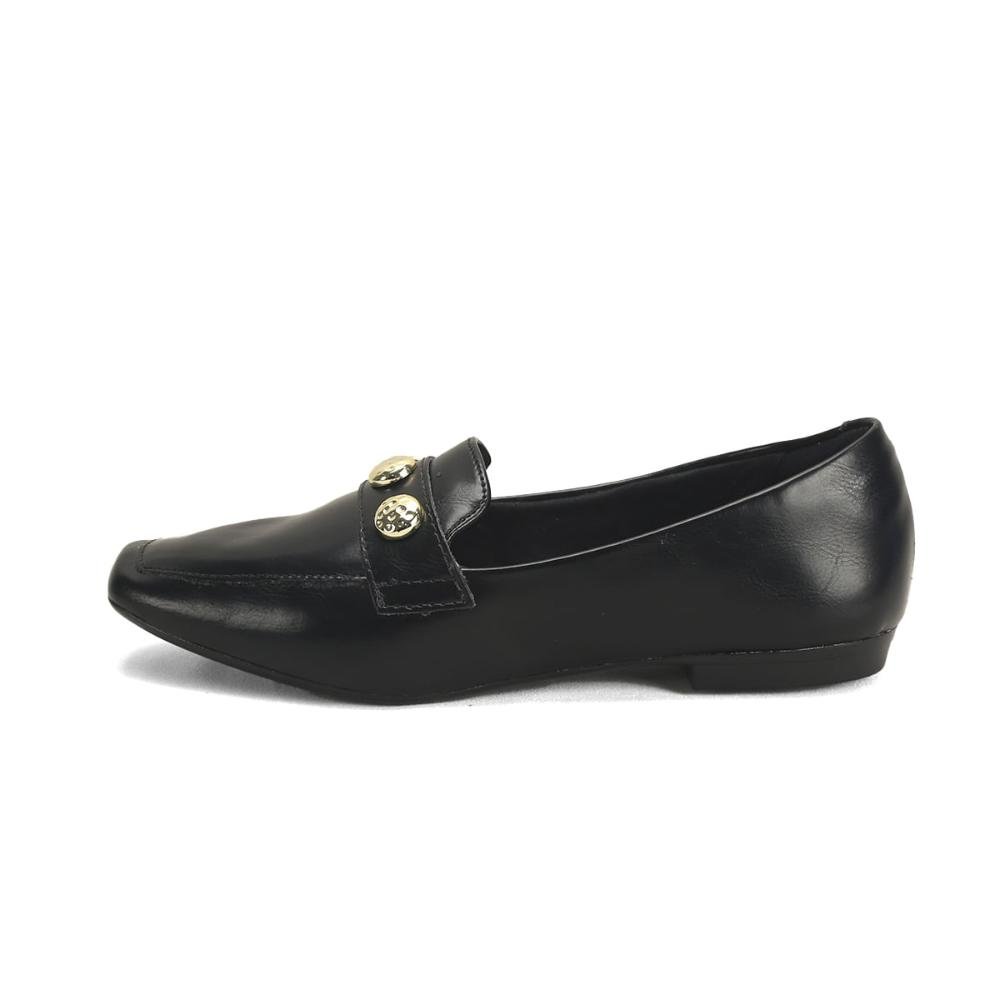 Mocassim de Napa com Aplicação de Esferas Ana Mello Preto 4