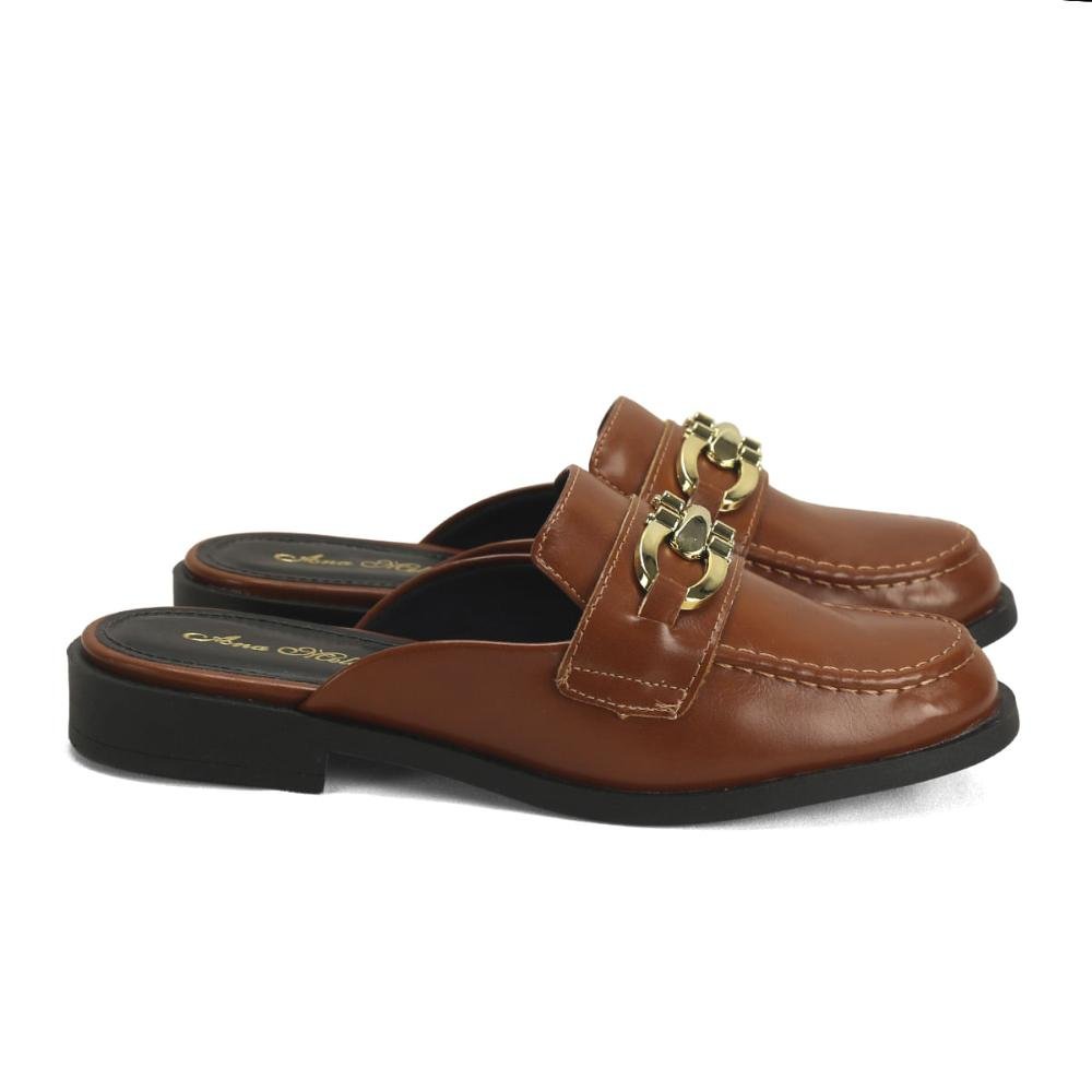 Mule Flatform Feminino com Solado Tratorado Ana Mello