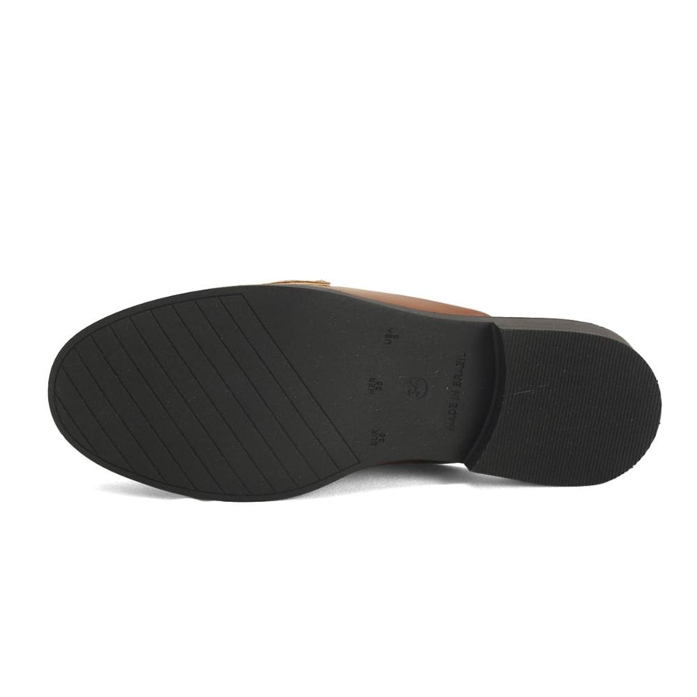 Mule Flatform Feminino com Solado Tratorado Ana Mello Marrom 5