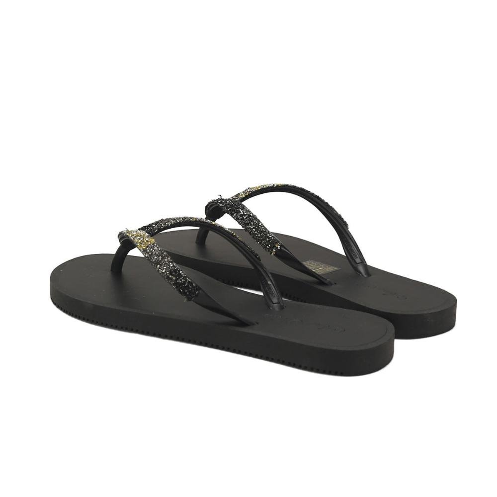Chinelo de borracha preto Preto 3