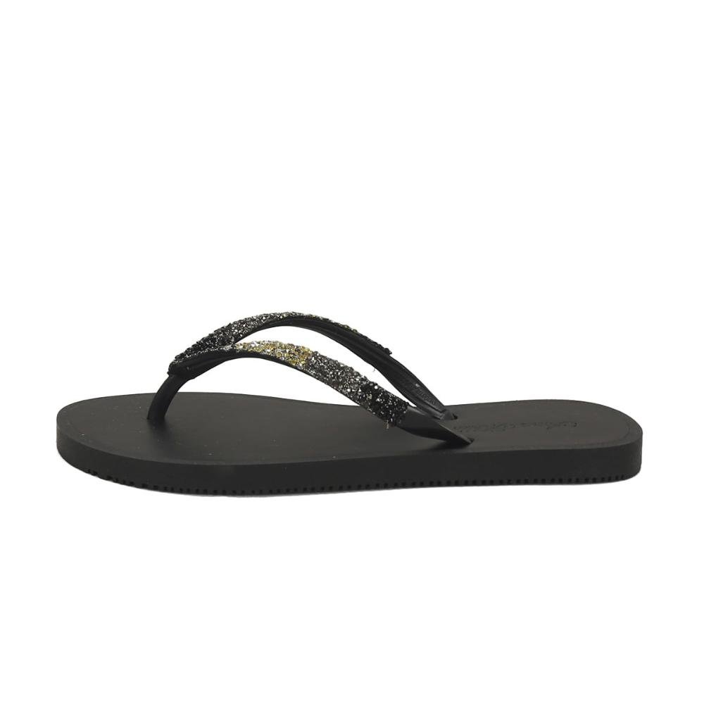 Chinelo de borracha preto Preto 4