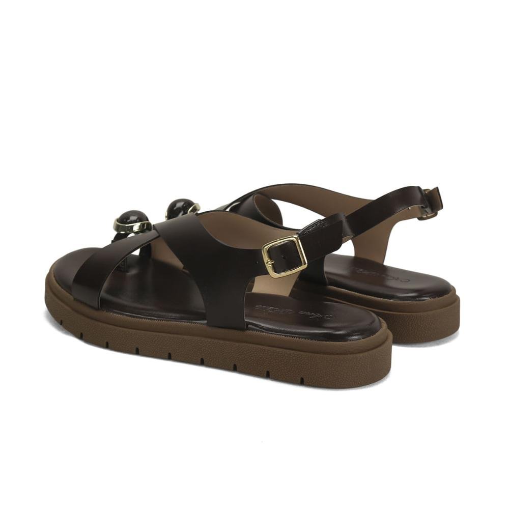 Flatform confort com pedra café Marrom 3