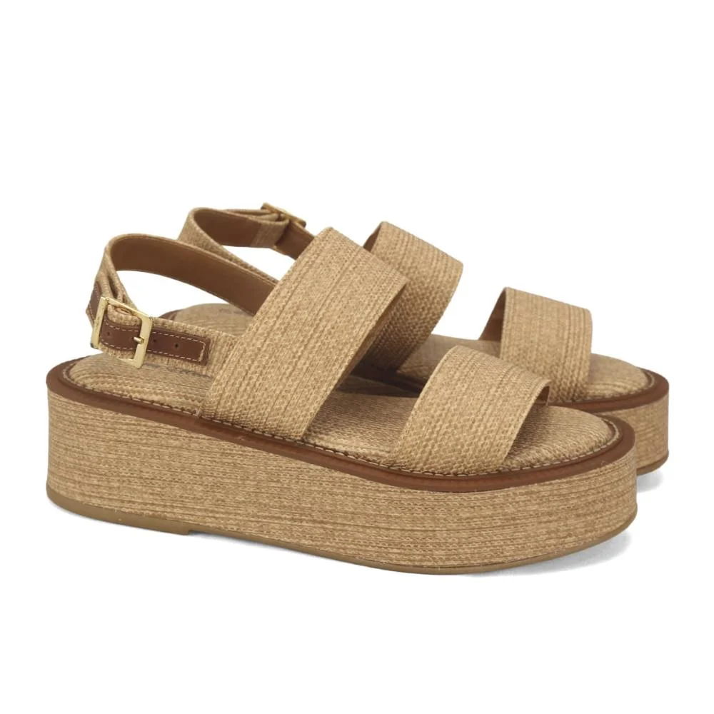Flatform palha natural