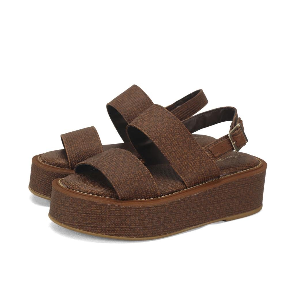Flatform palha café Marrom 2