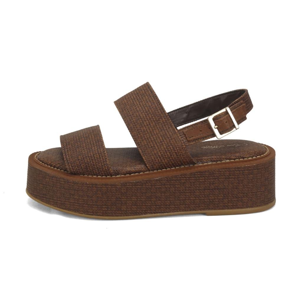 Flatform palha café Marrom 4