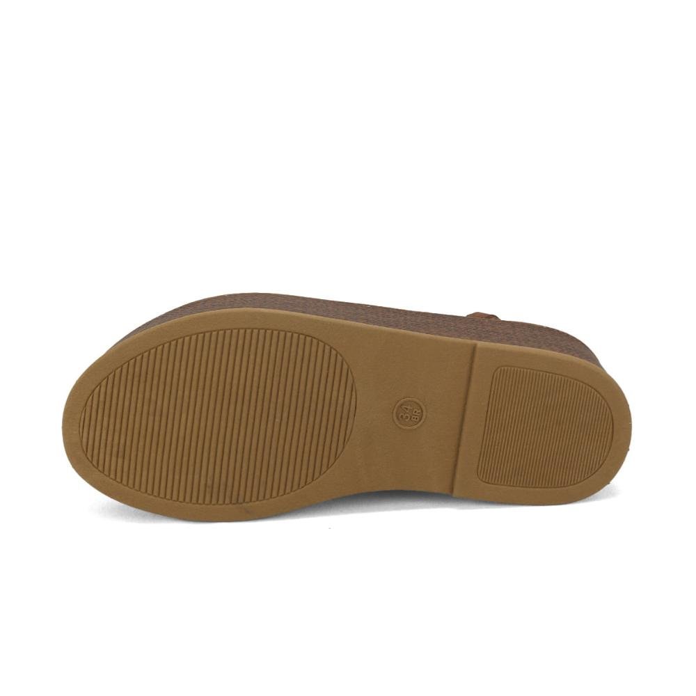 Flatform palha café Marrom 5