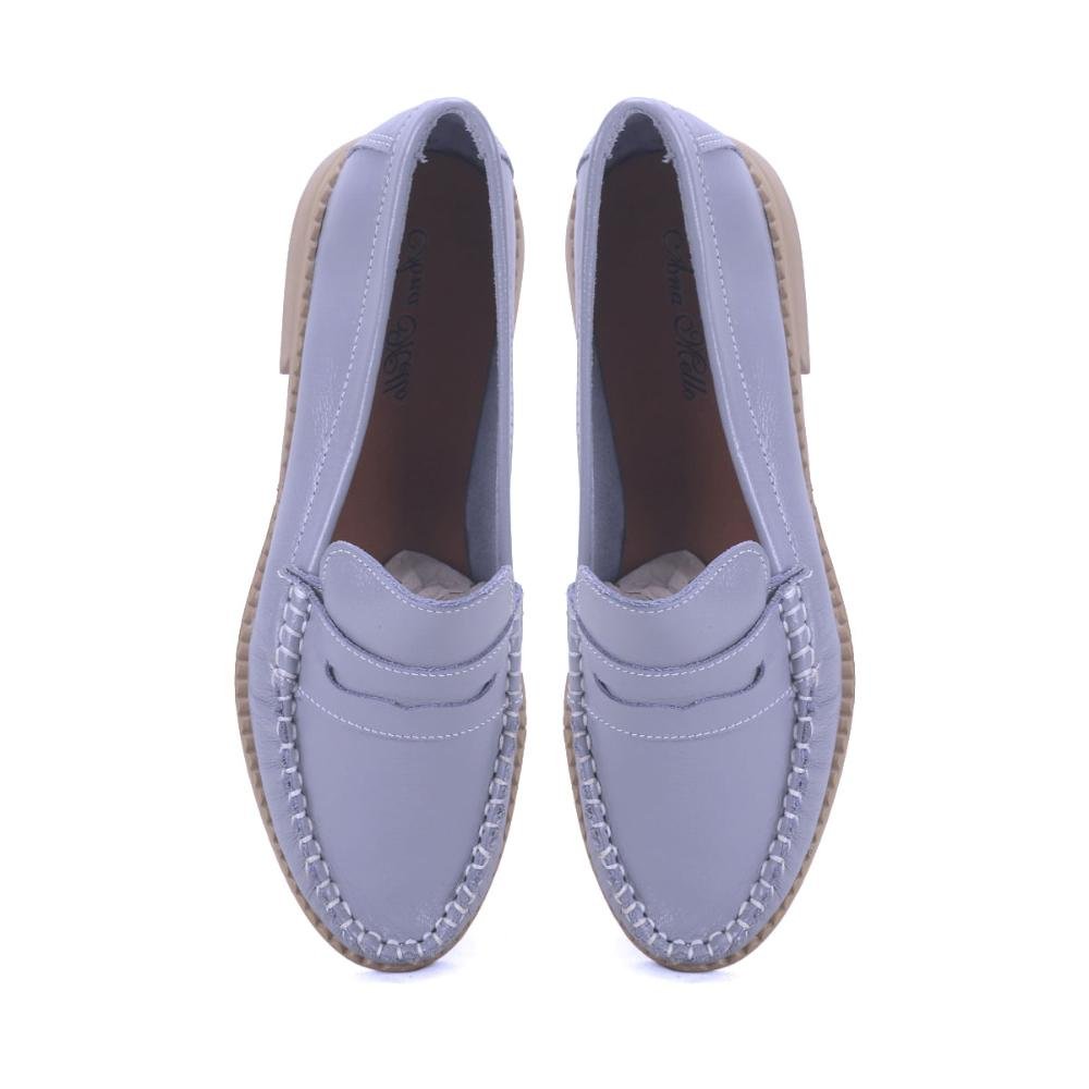 Mocassim clássico em napa fly azul bebê Azul 2