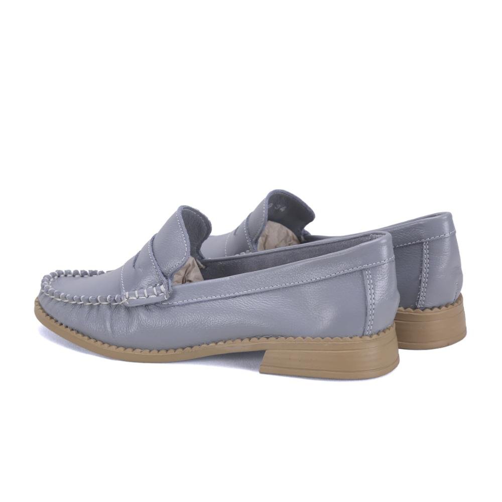 Mocassim clássico em napa fly azul bebê Azul 3