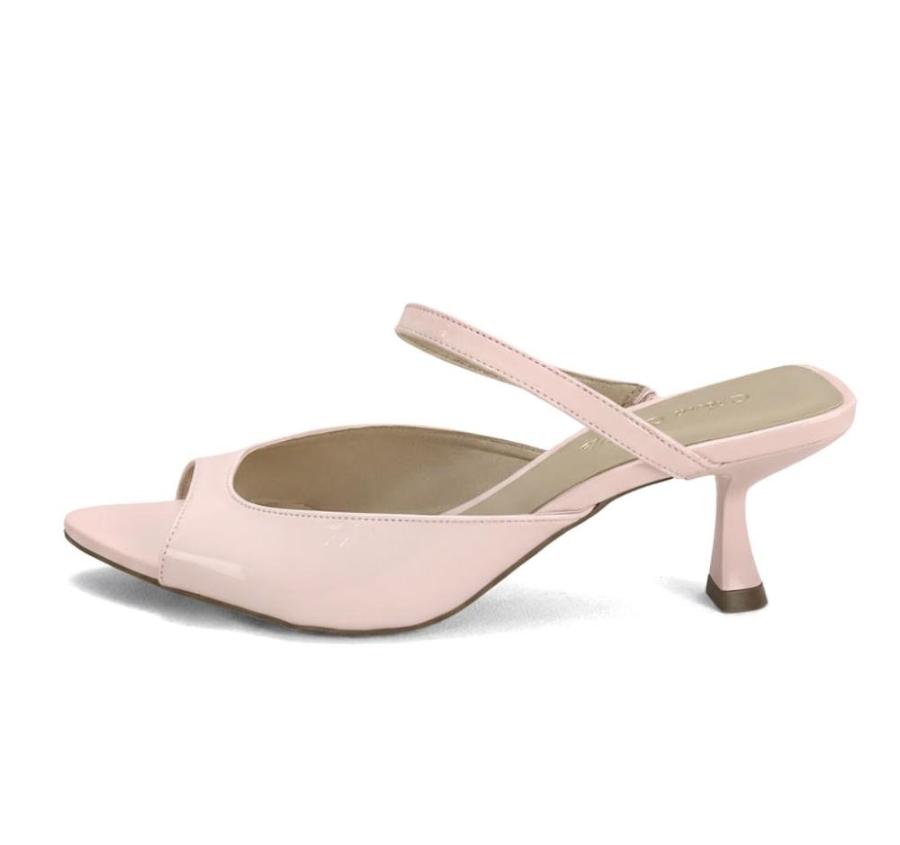 Mule aberto em verniz rosa bebê Rosa 4