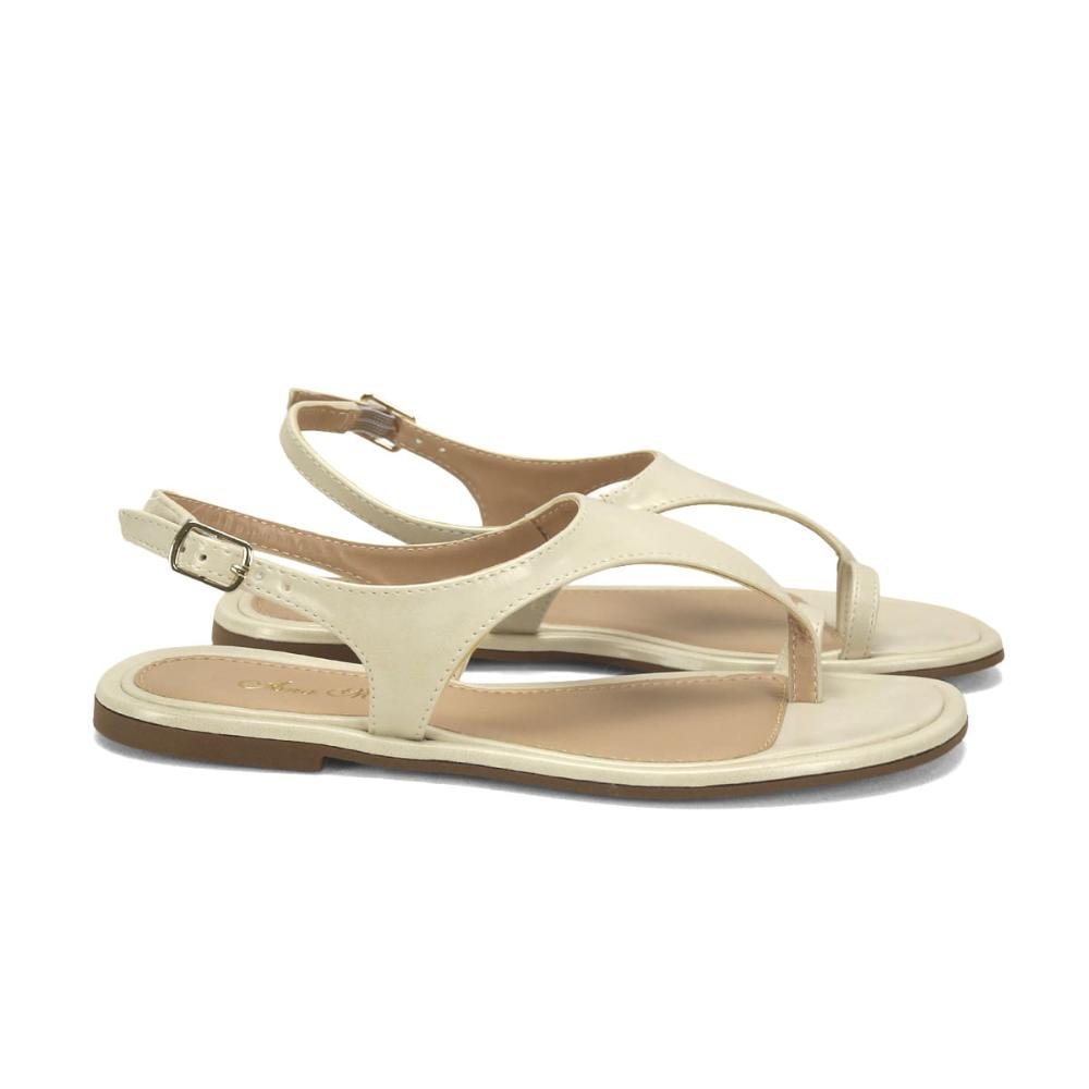 Rasteira dedinho off white
