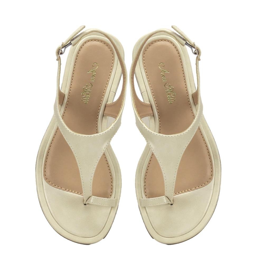 Rasteira dedinho off white Branco 2