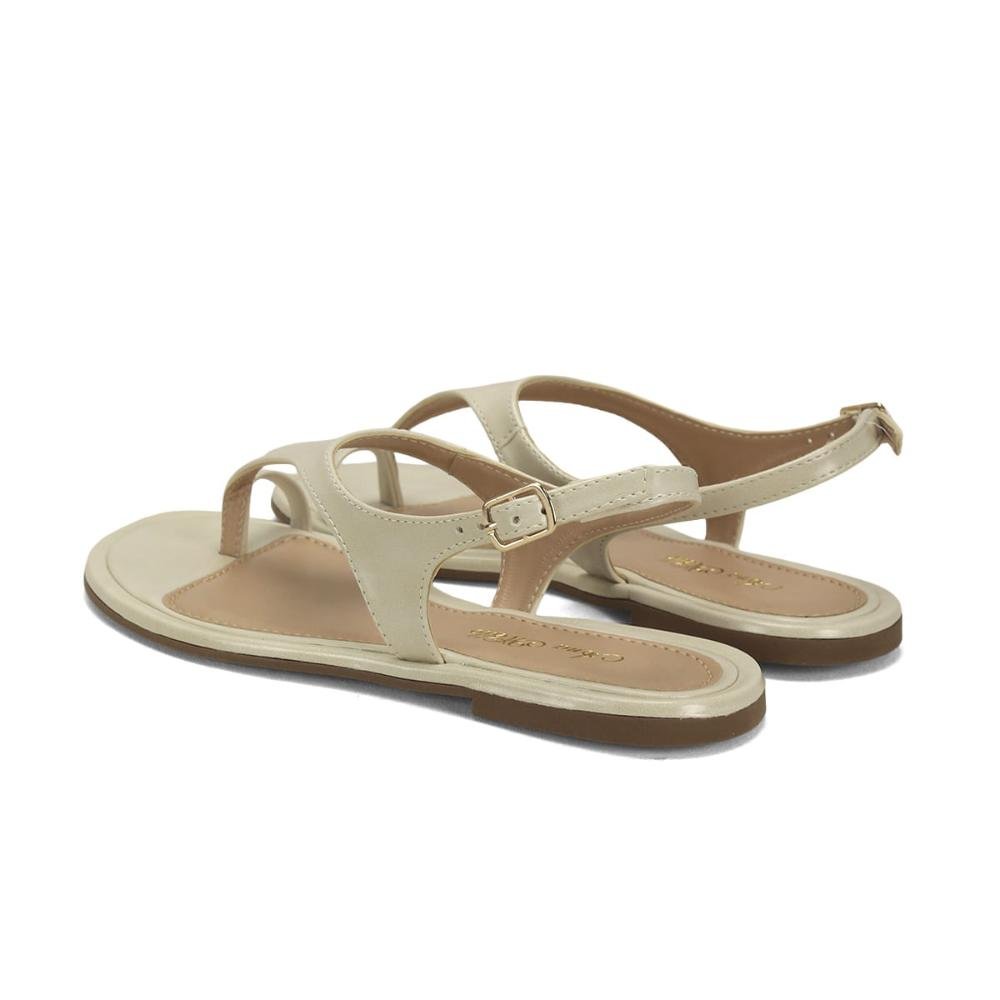 Rasteira dedinho off white Branco 3