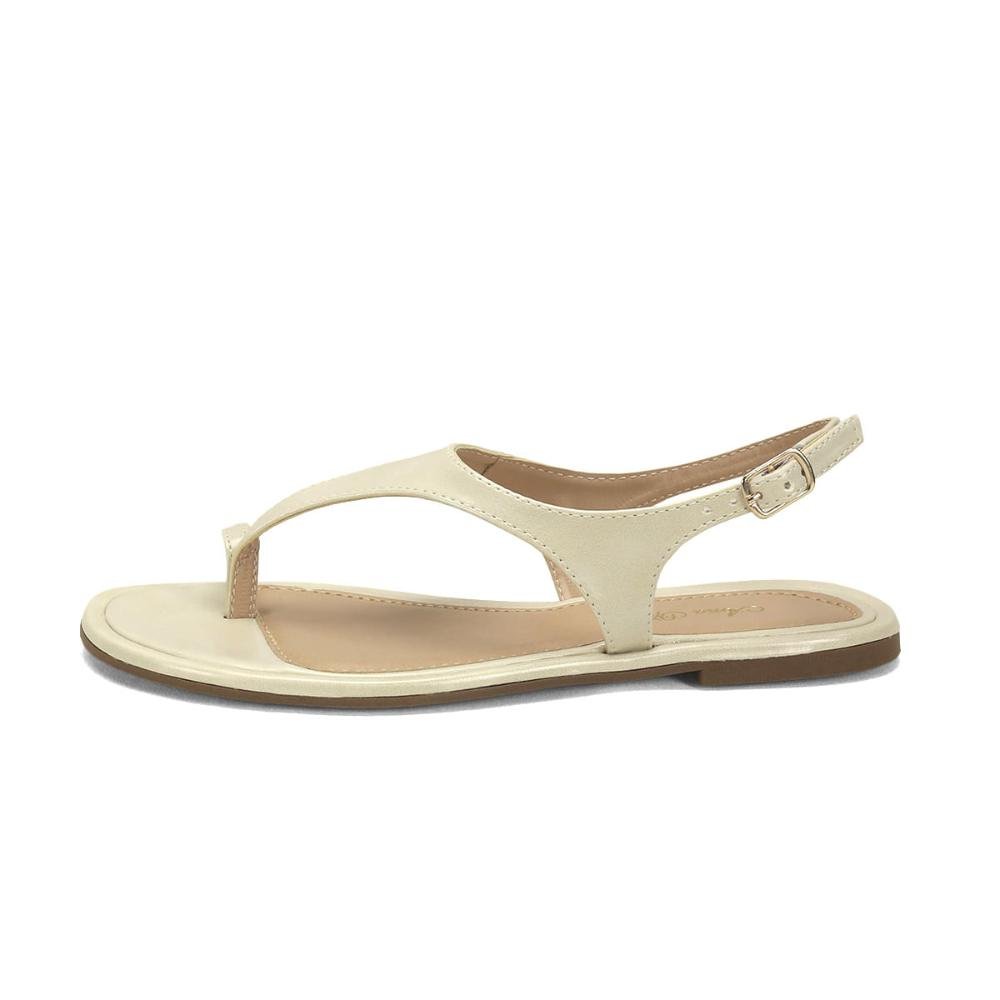 Rasteira dedinho off white Branco 4