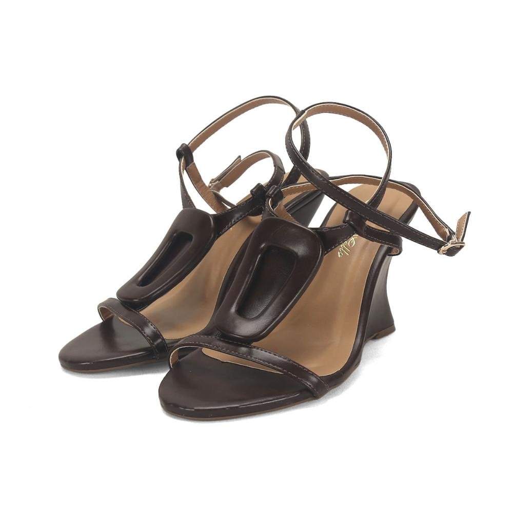 Sandália peça orgânica café Marrom 2