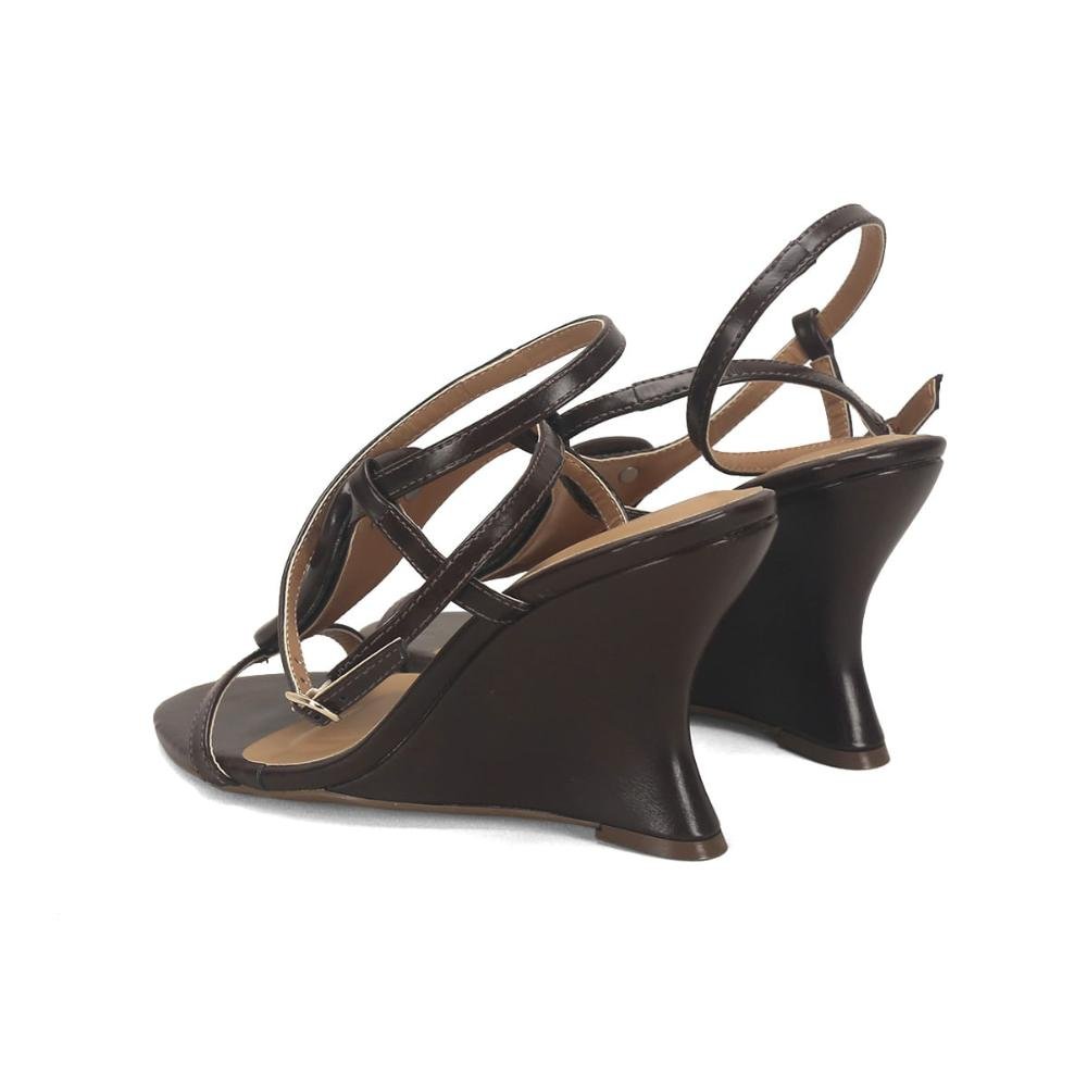 Sandália peça orgânica café Marrom 3
