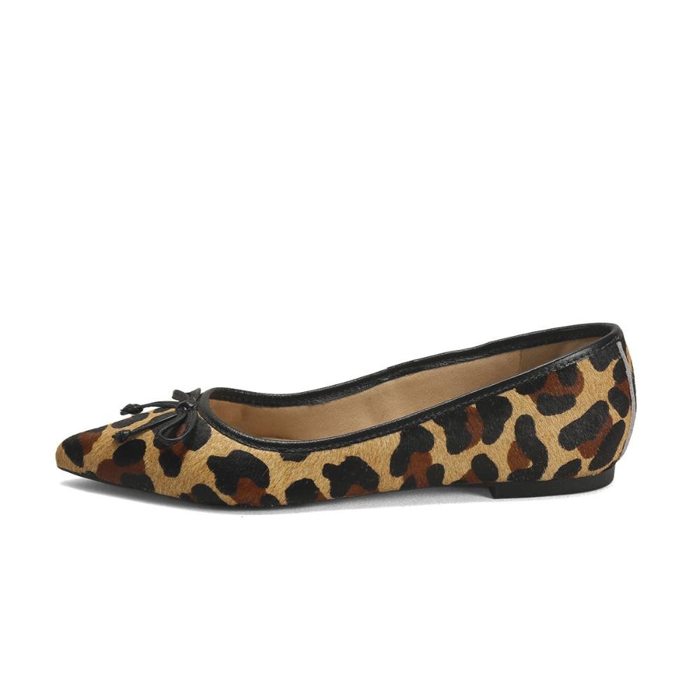 Sapatilha de Pelo Onça com Bico Fino Ana Mello Animal Print 4