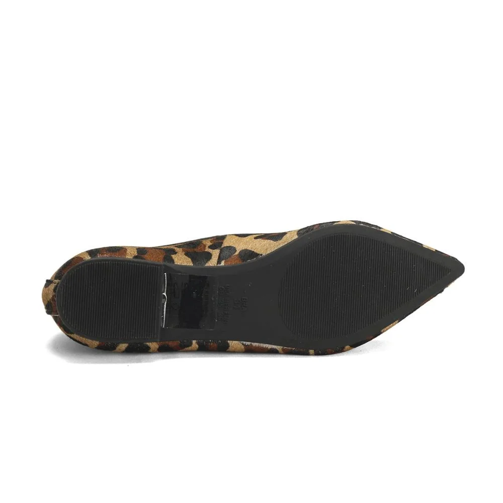 Sapatilha de Pelo Onça com Bico Fino Ana Mello Animal Print 5