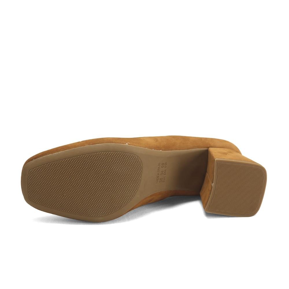 Sapato Boneca de Nobuck com Tira Delicada Ana Mello Marrom 5