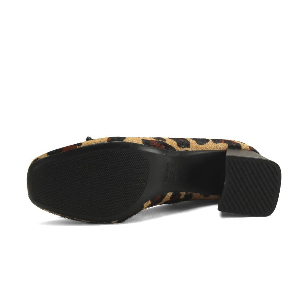 Sapato Boneca de Couro com Pelo Oncinha Ana Mello Animal Print 5