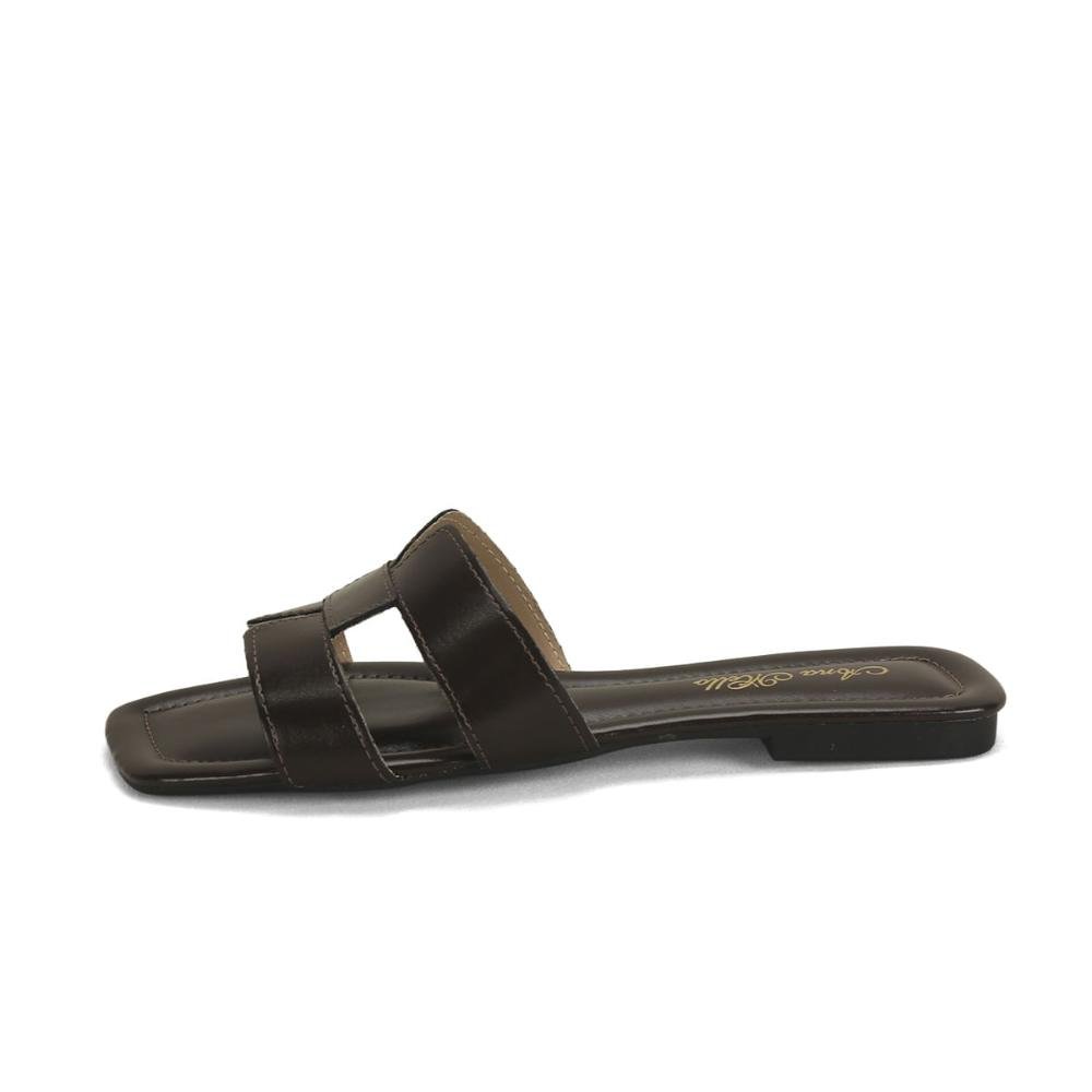 Rasteira em h café Marrom 4