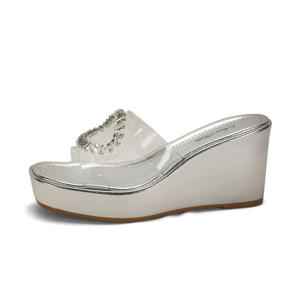 Anabela metalizda prata de vinil Prata 4