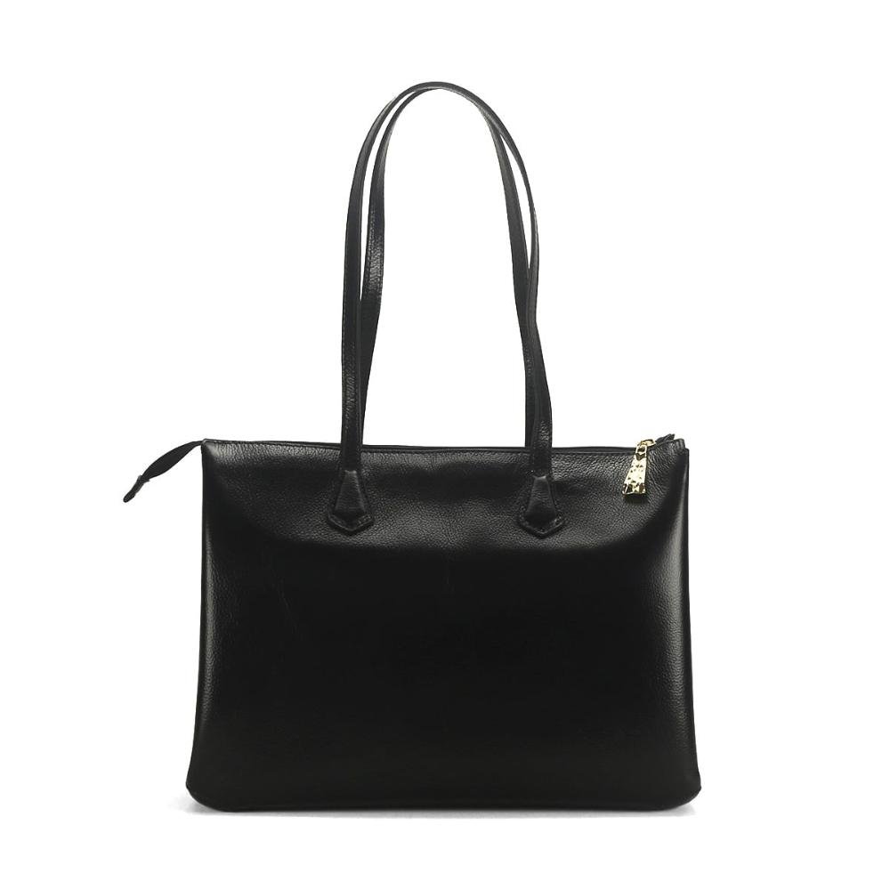 Bolsa grande ziper preta