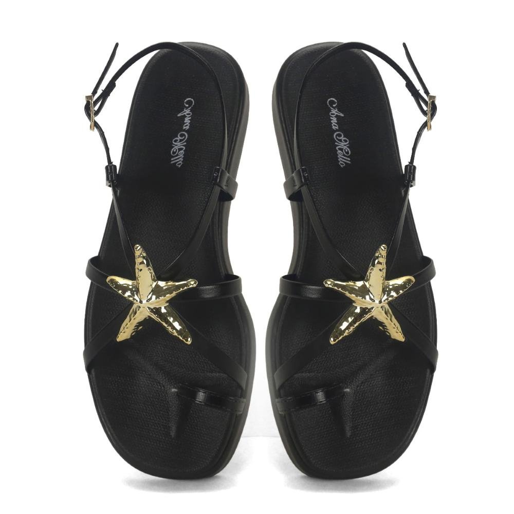 Flatform estrela do mar preta Preto 2