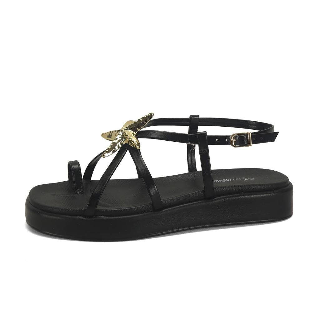 Flatform estrela do mar preta Preto 4