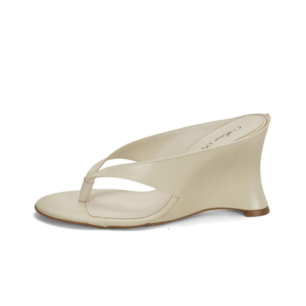 Sandália anabelada off white Branco 4