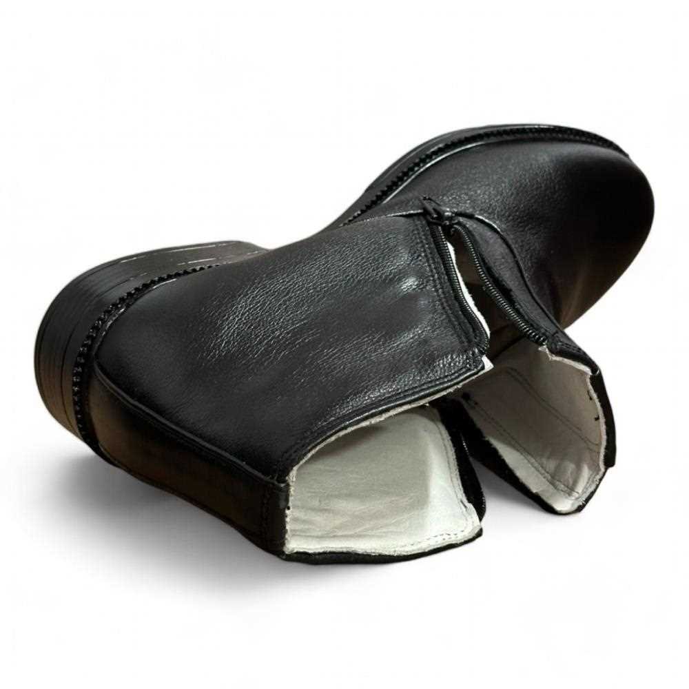 Bota Social Farinelli Masculina em Couro Preto 7