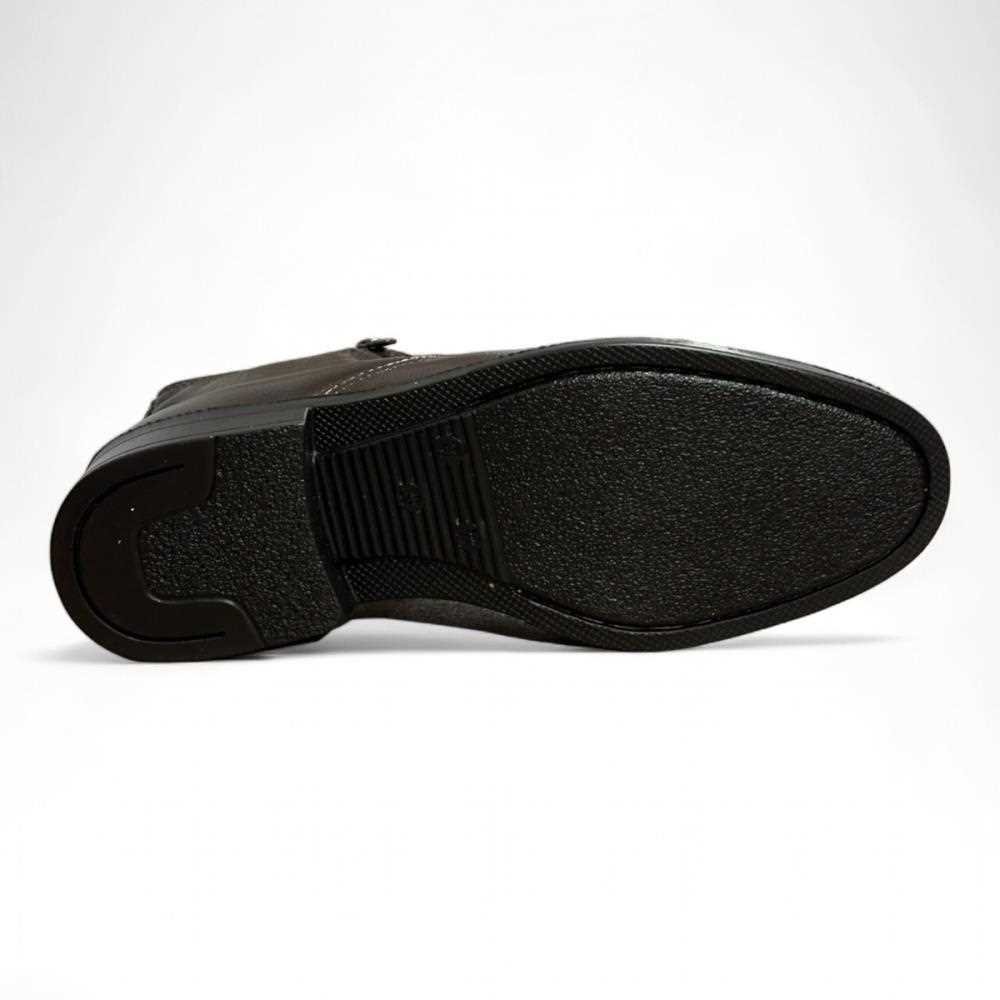 Bota Social Farinelli Masculina em Couro Marrom 5