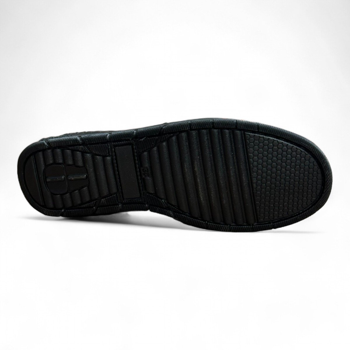 Mocassim Marconi Masculino em Couro Preto 4