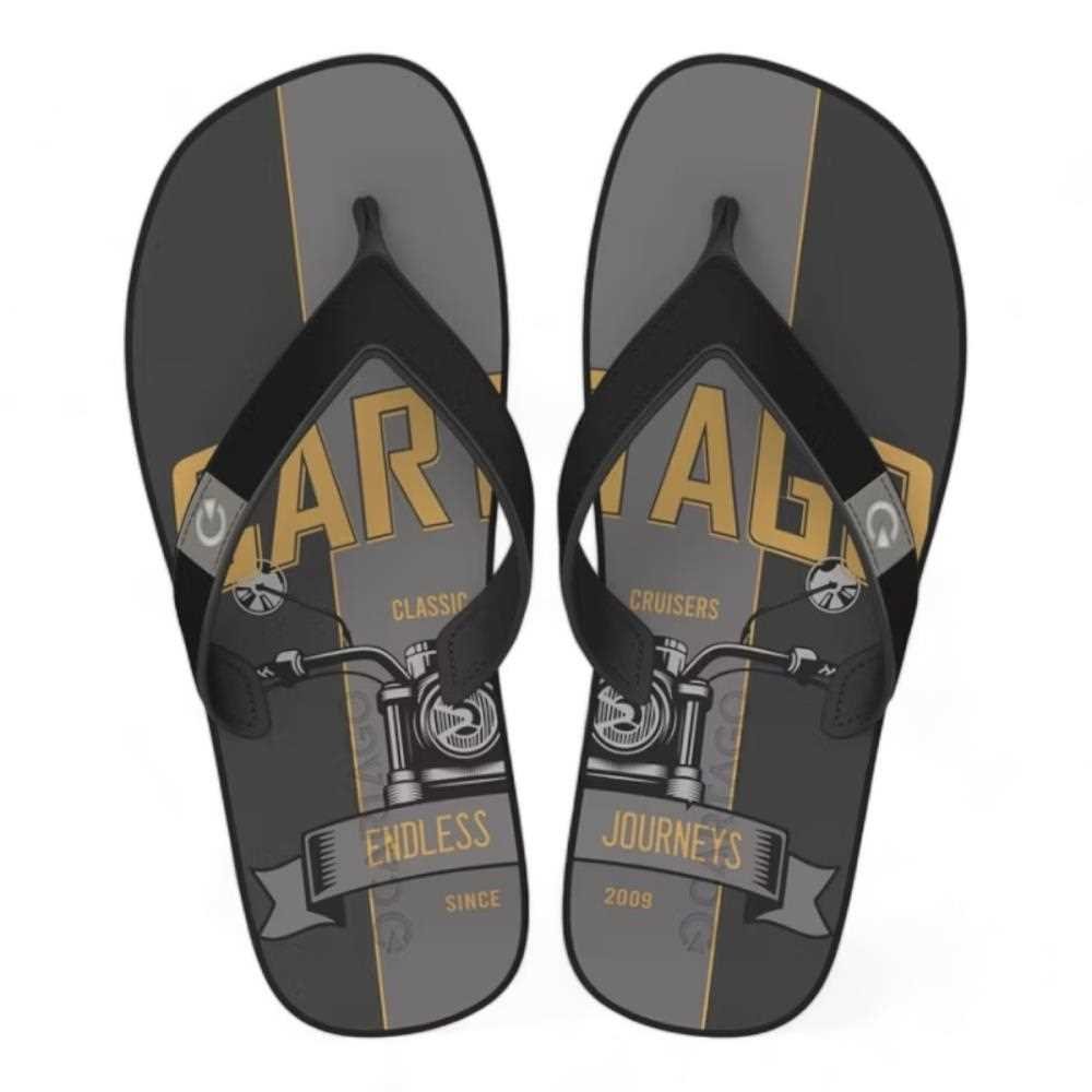 Chinelo cartago dakar infantil menino marrom 10808 Preto 2