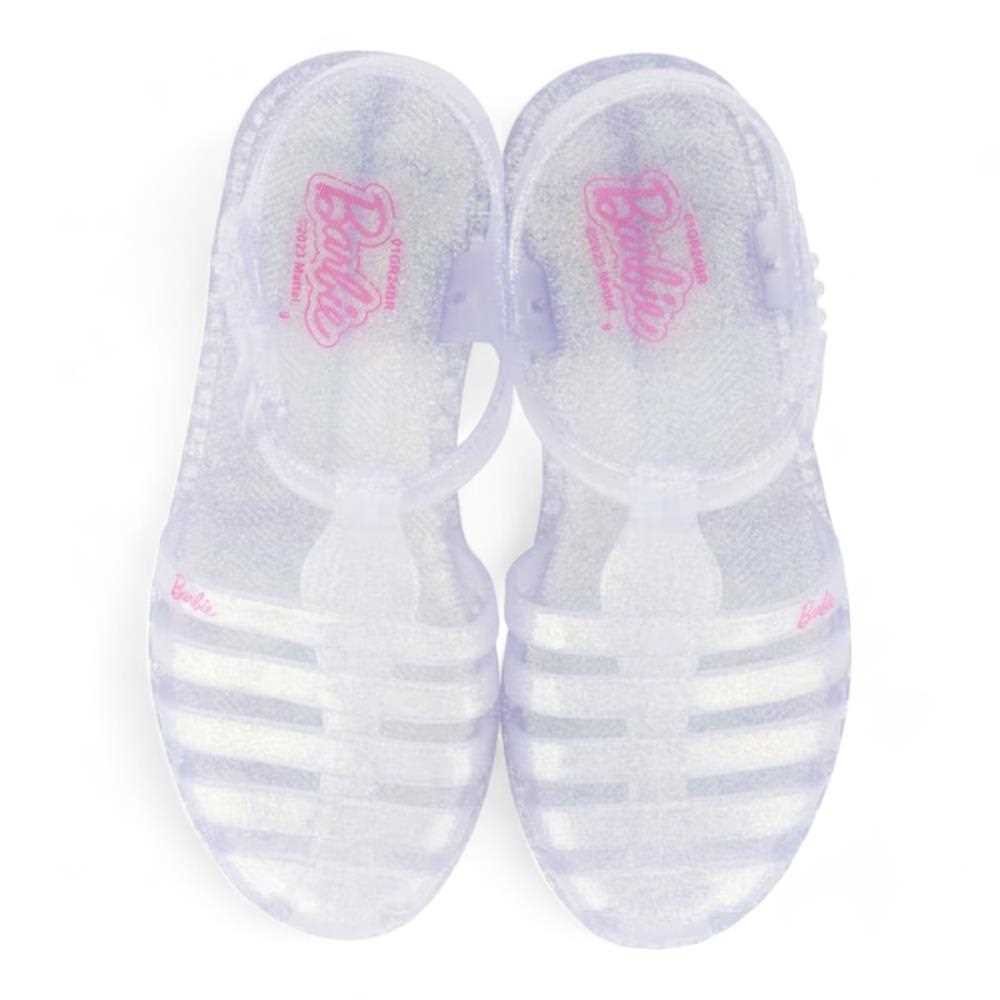 Sandália Barbie Duo Aranha Infantil 22459 Transparente Glitter 2