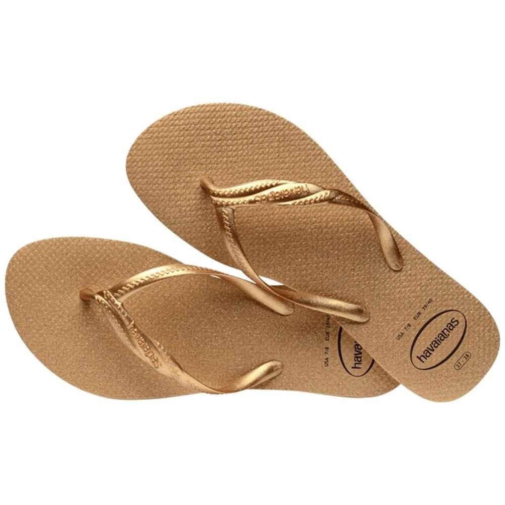 Chinelo Havaianas Fantasia Gloss Dourado 3