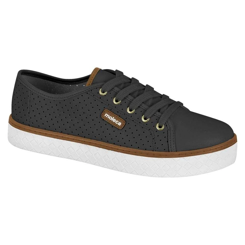 Tênis moleca casual feminino 5712.205 Preto 2