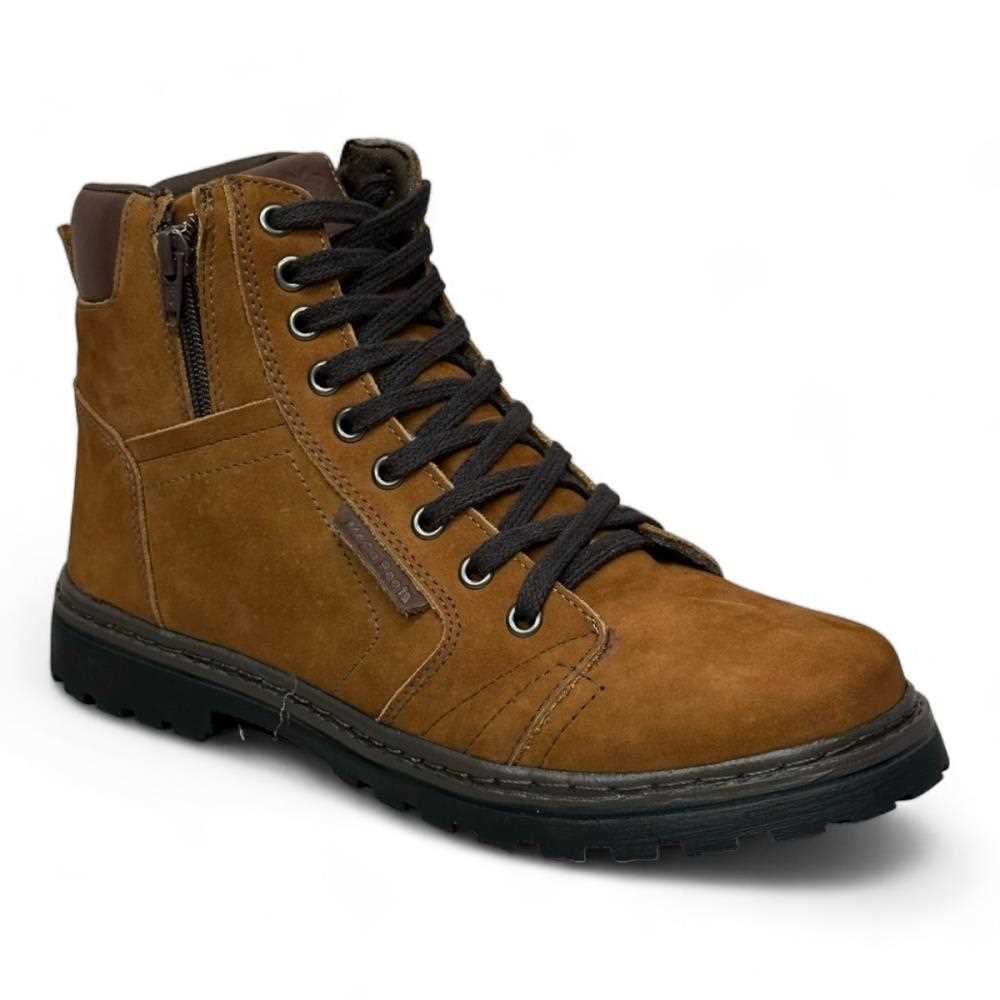 Coturno Mega Boots Masculino Couro 6016 Terracota 2