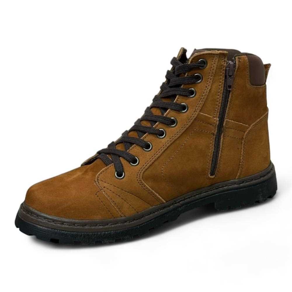 Coturno Mega Boots Masculino Couro 6016 Terracota 3