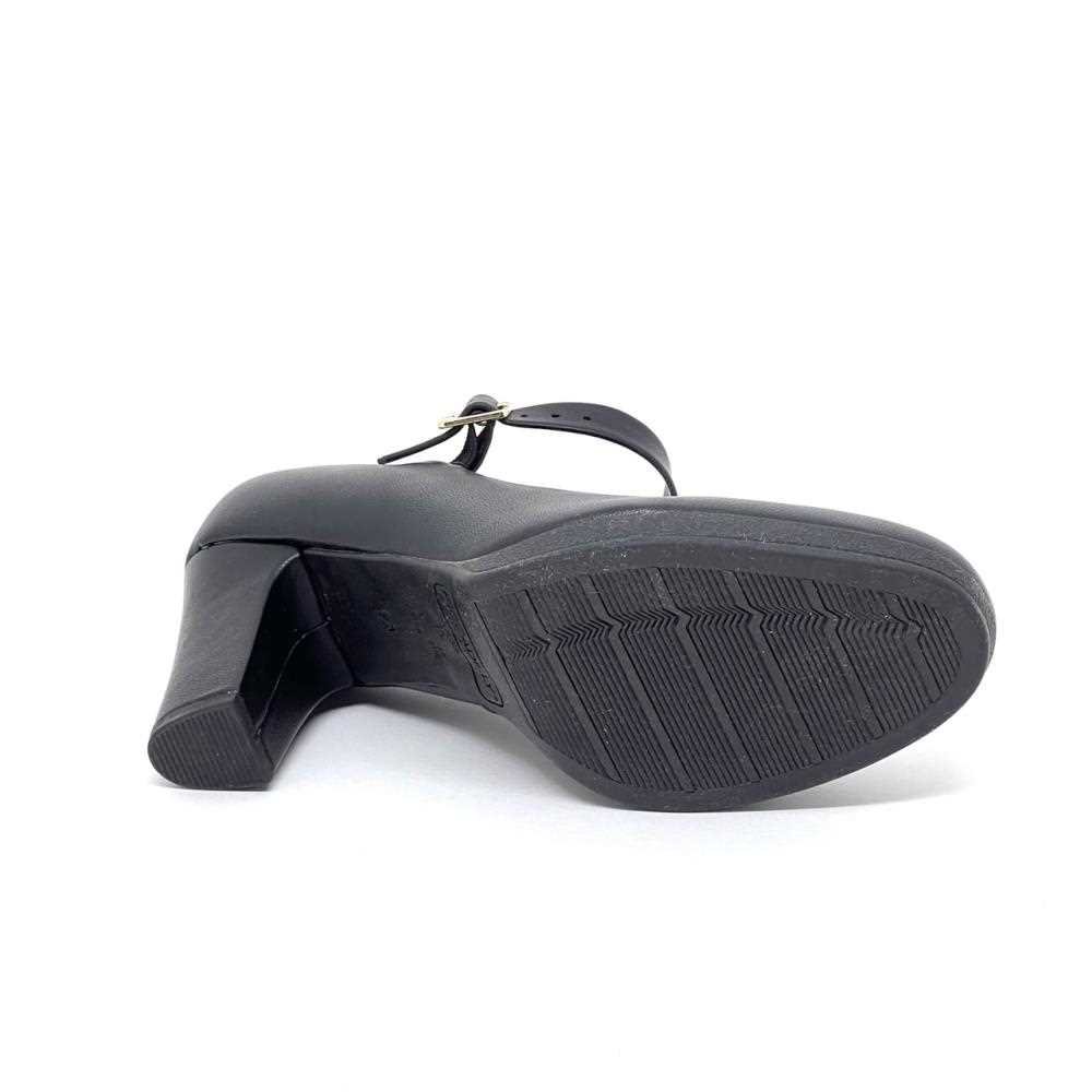 Sapato piccadilly feminino salto preto 130211 Preto 5