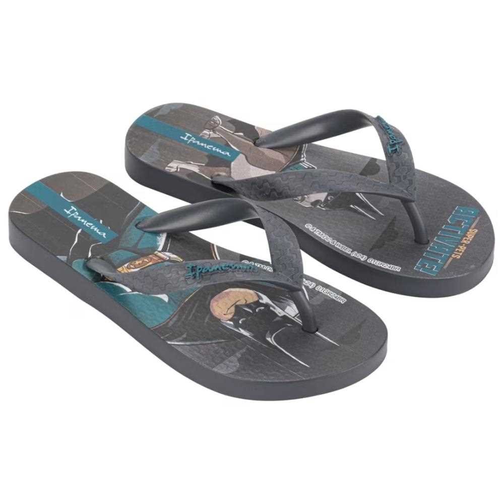 Chinelo Ipanema Super Pets Infantil Menino 27027 Cinza 2