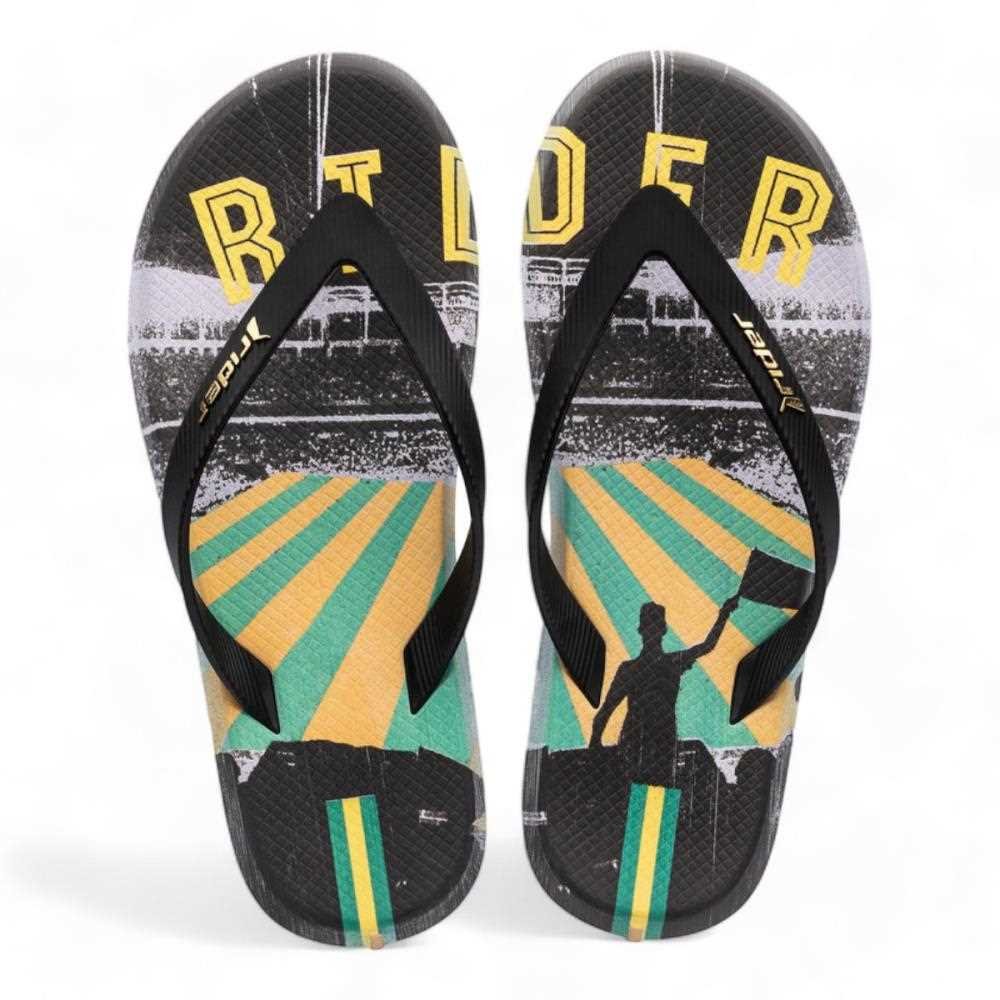 Chinelo Rider R1 Futebol Masculino 12144 Preto 2