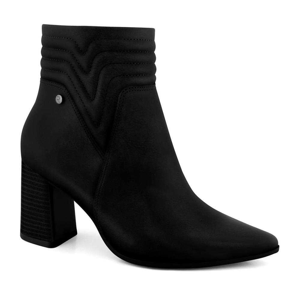 Bota Ramarim Cano Curto Feminina 2358123 Preto