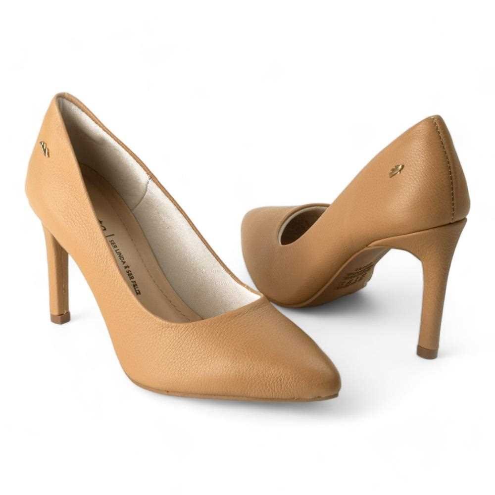 Sapato Scarpin Dakota Feminino Couro G5051 Bege 2