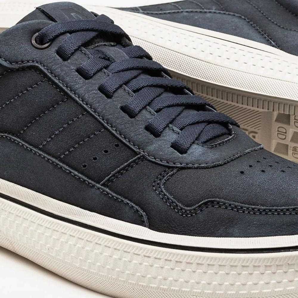 Sapatênis democrata masculino couro 290205 Azul Jeans 4