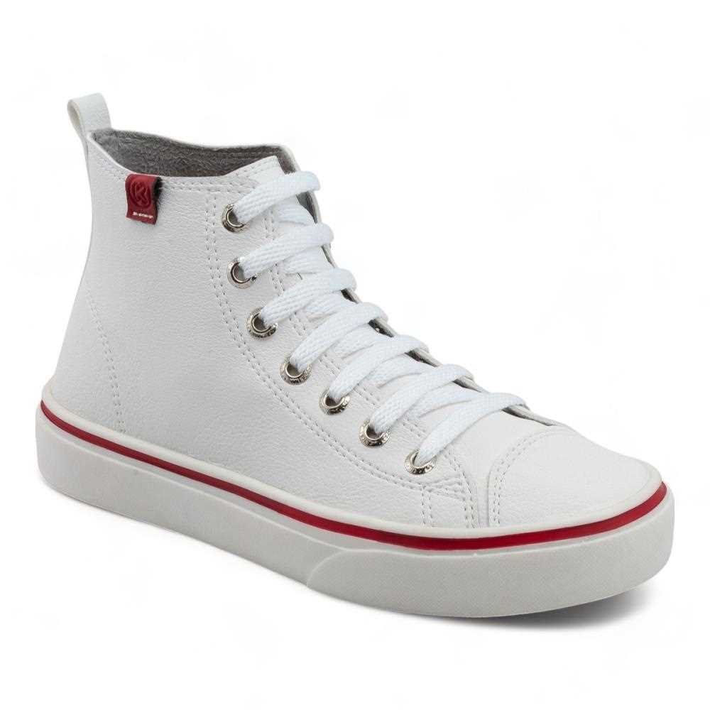 Tênis Cano Alto Klin Unisex Infantil 256.046 Branco 2