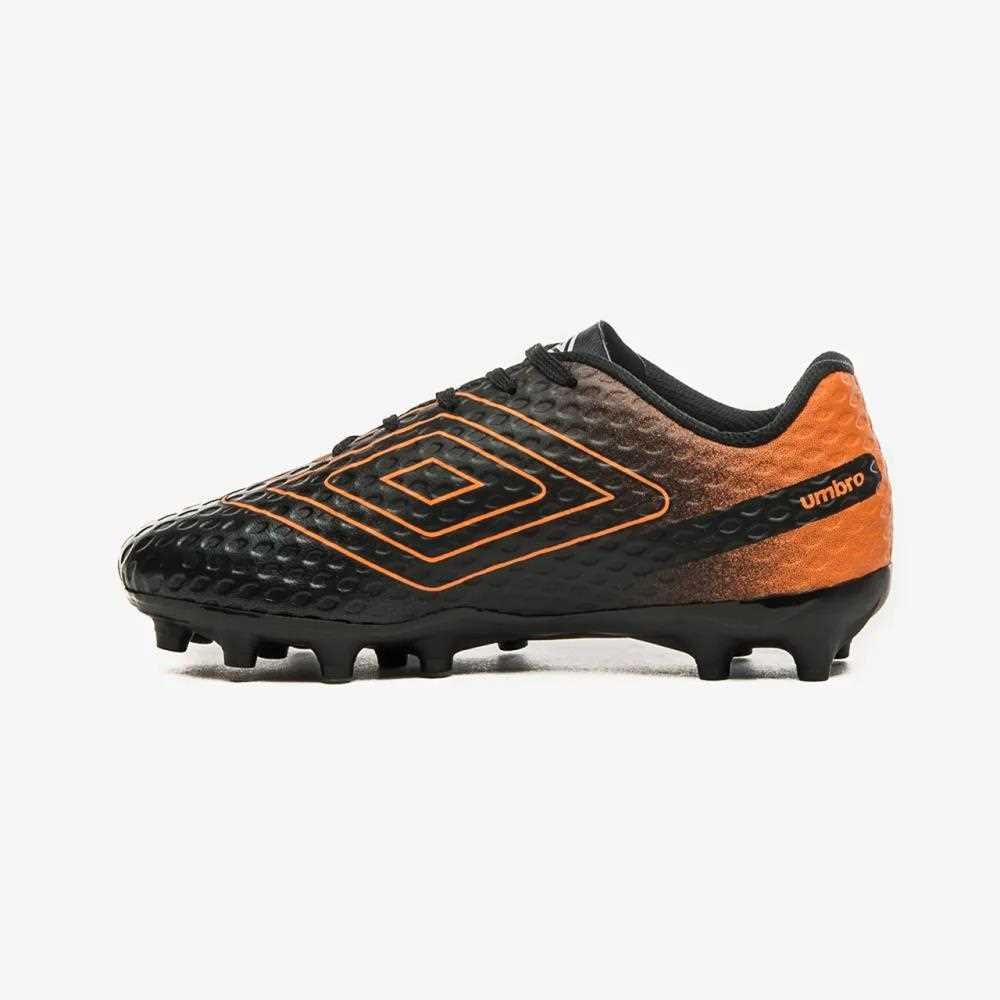 Chuteira Campo Umbro Infantil Warskin Jr Preto 3